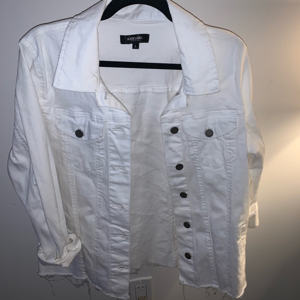 White Denim Jacket